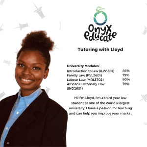1 lesson with Lloyd
