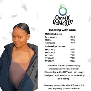 1 lesson with Amogelang