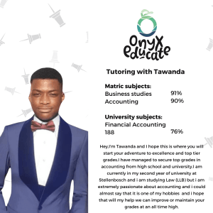 1 Lesson with Tawanda