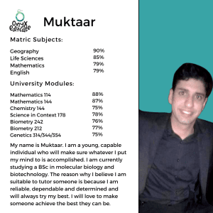 1 lesson with Muktaar