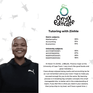 1 Lesson with Zinhle