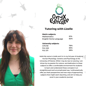 1 Lesson with Lizelle