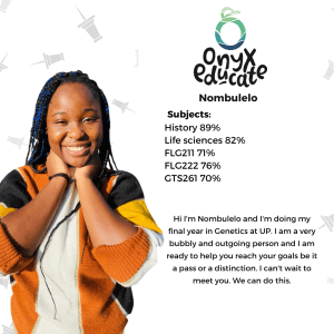 1 Lesson with Nombulelo M