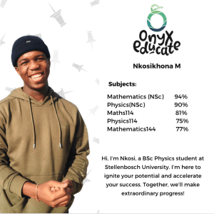 1 Lesson with Nkosikhona M